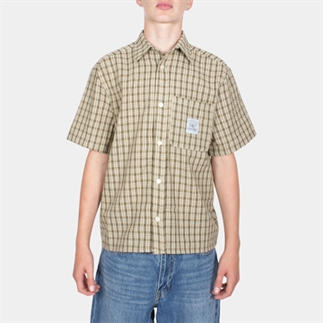 Butter Goods Equipment S/S Shirt Moss / Yellow